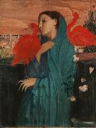 Edgar Degas Young Woman with Ibis oil painting